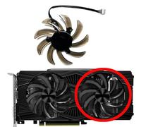 SHANGYG For GAINWARD for GeForce RTX2060 2060S 2070 GTX1660 1660ti 1660S Ghost/Storm Graphics Card Replacement Fan GA91S2U Replacement parts(Right fan)