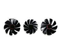 SHANGYG For SAPPHIRE for Radeon RX5700 5700XT 8GB for NITRO Graphics Card Replacement Fan FDC10H12D9-C FD10015M12D Replacement parts(Set of three fans)