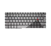 SHANGYG French Russian Spain Italian Laptop Keyboard For For ThinkBook 13s G4 ARB IAP Plus G3(FR Grey Backligh)