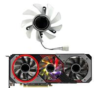 SHANGYG Replacement parts For ASROCK for Radeon RX5700 5700XT for Phantom Gaming D OC Graphics Card Replacement Fan PVA080E12R(Left fan)