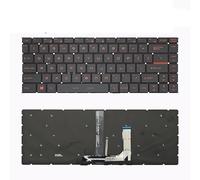 SHANGYG Replacement parts Laptop Keyboard For MSI GS65VR PS42 GF63 8RC/D MS-16R1/W1/2-16Q1/2/3/4 With backlit(Red Letter)