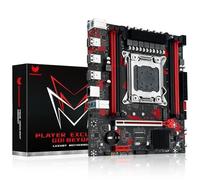 SHANGZHAOYUAN X79 S7 LGA 2011 Motherboard für Intel Xeon E5/E7, Core i7 Serie CPU, 4 x DDR3 Slots Support MAX 256GB, NGFF/NVME M.2, SATA 3.0, PCIe 3.0, Computer PC Mainboard