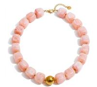 ShanHaiLink Chunky Beaded Necklace for Women, Colorful Resin Statement Necklace, Adjustable Bubble Choker, Trendy Boho Y2K Jewelry for Beach Vacation Summer Outfit, Gift for Her, Adjustable, Resin