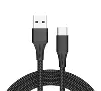 Shani USB C Charger Cable 1.5 Meter USB A to USB C Type C Charger Fast Charging 3A Lead Nylon Braided for iPhone 16/15 Series Samsung Galaxy S25/24/23 Series Huawei Series
