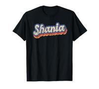 Shania Personalized Name Shirt Custom Lettering 70's T-Shirt