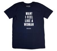 Shania Twain Man I Feel Like A Woman Navy Blue Small Unisex T-Shirt