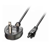 ShaniTech 2M UK Plug to C5 Mains Power Cable for Laptop Adaptor / Charger Acer Dell HP Compaq Sony Toshiba Lenovo Vaio Delta