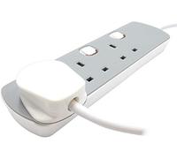 ShaniTech 3 Way Gang Individually Switched Power Extension Lead 0.5 Metre 0.5M