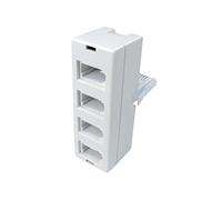 ShaniTech BT Telephone Adapter / Socket Splitter 4 Way - 4 into 1 Plug to Socket for Phone , Fax , Modem , Answer Machine