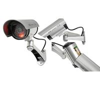 ShaniTech Dummy Bullet CCTV Security Camera with Flashing LED Indoor Outdoor Fake Camera