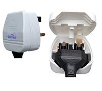 ShaniTech Europe Euro to UK 3 Pin Converter Plug Adapter - Not designed for 15.88mm plugs