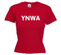 shaniztoons Liverpool YNWA Womens Lady Fit T Shirt Small Red
