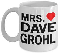 shaniztoons Mrs Dave David Grohl Love Heart Gift Mug