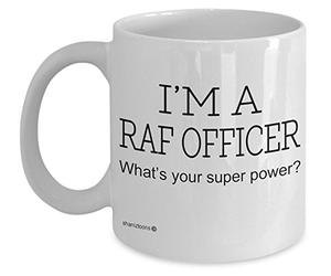 shaniztoons RAF Officer Funny Gift Mug