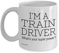 shaniztoons Train Driver Funny Gift Mug