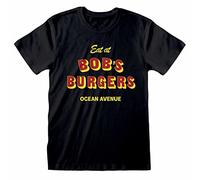 shanjia Bobs Burgers Bob T-Shirt Mens Black S