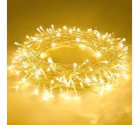 SHANJIA Fairy Lights String Lights,6M 40LEDBattery Light String Indoor Fairy Lights Indoor Outdoor Rope Fairy String Lights Fairy String Christmas Tree Decoration Light String (Warm)