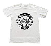 shanjia Men's Artist Normal Fit The Bouncing Souls T Shirt White L