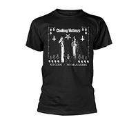 shanjia NO Gods NO Managers by Choking Victim T-Shirt Merchandise Black XXL