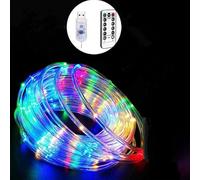SHANJIA Rope String Lights, Waterproof 8 Mode/Remote USB Tube Lights Christmas Lights,String Lights Outdoor Indoor for Christmas Decorations (Multicolor, 22M/72ft 200LED)