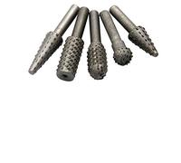 Shank Rotary Burr Rasp Set Woodworking Grinding Polishing Shaping File Wood Carving Drill Bits