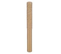 Shank Straight Brazed Diamond Profile Wheel Router Bit, Router Bits Golden Brazed Straight Shank for Quartz Stone and Marble Seam, for verge Cutting, Trimming (6.35 * 7 * 65mm)