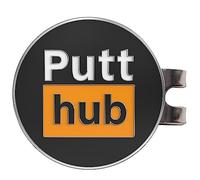 Shanker Golf Ball Marker - PuttHub Funny Golf Ball Marker Hat Clip - Funny Golf Accessories - Parody Magnetic Golf Ball Marker - Rude Golf Ball Marker Tool - The Perfect Funny Golf Gift for Men