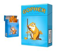 Shanker Golf - Funny Golf Tees - Gopher 10 Pack - Funny Golf Gift for Men - Parody Golf Accessories - Cool Novelty Tees for Golfers - Golf Gag Gift