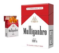 Shanker Golf - Funny Golf Tees - MulliganBro 10 Pack - Funny Golf Gift for Men - Parody Golf Accessories - Cool Novelty Tees for Golfers - Golf Gag Gift