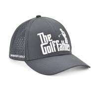 Shanker Golf Hat - Funny Golf Father Cap - Fitted Grey Cap with Embroidered Logo - Ultra Comfort Adjustable Fit - Funny Golf Accessories - Perfect Golf Gift for Dad, White, Small-XX-Large