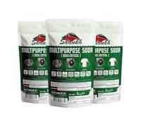 Shankh Soda Crystals - Multipurpose Soda 1kg (Pack of 3) | Multi-Purpose Washing Soda | Drain Unblocker, Water Softener & Degreaser | Removes Tough Stains, Grease & Grime | Home & Kitchen Cleaner