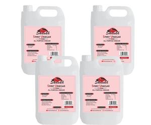 Shankh White Vinegar 20L - All Purpose Food Grade for Cleaning Surfaces, Pickling, Baking, Marinating & Cooking - Produced in The UK (5% Acidity)