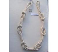 Shanklin Natural Knotted Rope tiebacks