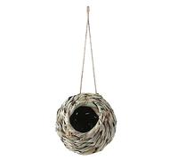 ShanLily Hummingbird Nest House, Ball Shape, Made of Natural Grass, Hand Woven Hummingbird Houses for Outdoor Garden Yard Gifts Home Window Wild Birds Conservation
