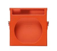 Shanling EC Zero T Portable Leather Case, EC Zero Magnetic Protective Cover with Strap, Strong Steel Protective Holder for EC ZEROT CD Player, Orange