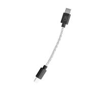 SHANLING L3 5 inch Audio Cable/USB C to C HiFi Sound Adaptor for UA Headphone Amp,24AWG Silver Foil-Shielded Audio Cable for DAC,Nylon Braided,Tangle Free,Bend-Proof