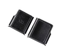 SHANLING M0 Pro/M0Pro/M0s Leather Case Cover, 3 Colors Available,Portable Music Player Special Protective Case,PU Leather Material,Anti-Collision and Anti-Fall,Corrosion Resistance (Black)