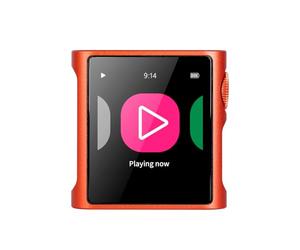 SHANLING M0 Pura Mini Portable Hi-Fi Music Player, 1.54 Inch Touch Screen, Bluetooth 5.0, DAC CS43131, 3.5 mm Output, Switchable Balanced Output, for Sports, Jogging and Workout (Orange)
