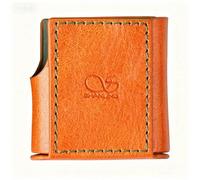 SHANLING M0s Leather Case, SHANLING M0s/M0 Pro/M0 Pura Portable Music Player, Special Protective Case, PU Leather Material, Anti-Collision and Anti-Fall, Corrosion Resistance (Orange)