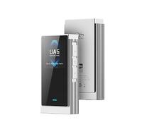 SHANLING UA6 Headphone Amplifier, Portable USB DAC Amp, CS43131x4 DAC, 768kHz/32bit DSD512, 1.3IN Display, for Android/iOS/Mac/Windows, 3.5/4.4mm/SPDIF Output, up to 361mW@32Ω Output (Silver)