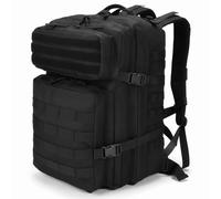 SHANNA 45L Military Tactical Backpacks, Hiking Backpack Camping Backpack, Waterproof Large Outdoor Sport Travel Daypack Molle Army Assault Rucksack 3 Day Bug Out Bag Survival Equipment for Men Women