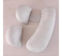 SHANNA Pregnancy Pillow for Sleeping, Extended Full Body Pillow Pregnancy Pillows, Maternity Pillow Support for Back, Hips, Legs for Pregnant Women, With Washable Cover (Cooling Grey)