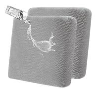 SHANNA Seat Cushion Sofa Cover: 2 Seater Waterproof Couch Cushion Slipcovers High Elastic Outdoor Cushion Couch Slipcover Non-Slip Washable Furniture Protector for Kids, Pets (Light Gray)