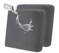 SHANNA Seat Cushion Sofa Cover: 2 Seater Waterproof Couch Cushion Slipcovers High Stretch Outdoor Cushion Couch Slipcover Non-Slip Washable Furniture Protector for Kids, Pets (Dark Gray)