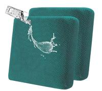 SHANNA Seat Cushion Sofa Cover: 2 Seater Waterproof Couch Cushion Slipcovers Outdoor Seat Cushion Slipcover Accent Furniture Protector for Sectional Sofa (Dark Green)