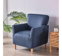 SHANNA Stretch Banquet Chair Covers: 1Piece Modern Luxury Printing Armchair Slipcovers Super Soft Non-slip Solid Color Arm Chair Sofa Covers for Living Room (A-Jacquard)