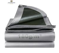 SHANNA Tarpaulin 3x4 m Waterproof Heavy Duty 3x4m, 180 G / M² Green-silver