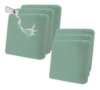 SHANNA Waterproof Couch Cushion Cover: 6Pcs Outdoor Cushion Covers High Elastic Magic Sofa Cover Accent Patio Cushions For Outdoor Furniture Suitable for Kids, Pets (Bean Green)