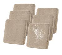 SHANNA Waterproof Couch Cushion Cover: 6Pcs Printed Outdoor Cushion Covers Magic Sofa Cover with Elastic Bottom Spandex Fabric Furniture Protector Suitable for Sofa Pets (Khaki)