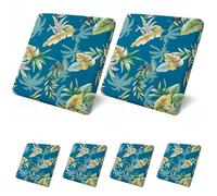 SHANNA Waterproof Couch Cushion Cover: Printed 6Pcs Outdoor Cushion Covers High Elastic Magic Sofa Cover Accent Patio Cushions For Outdoor Furniture Suitable for Kids, Pets (Pattern-3)